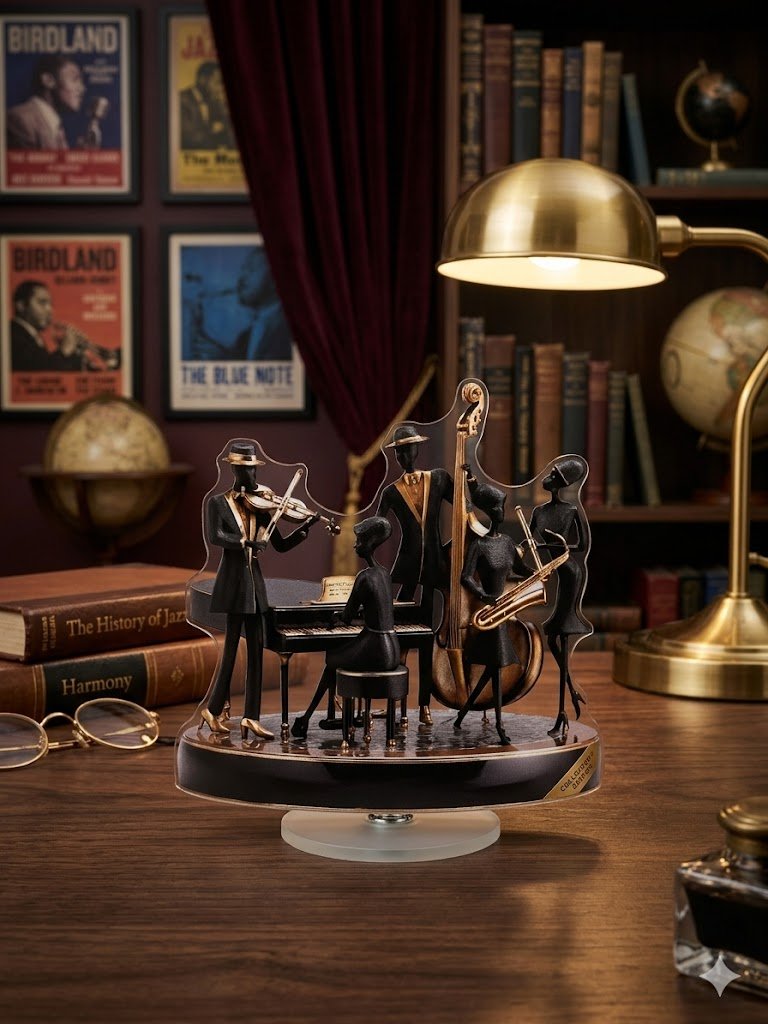 Accessory, jazz band desk decoration, mix, Small