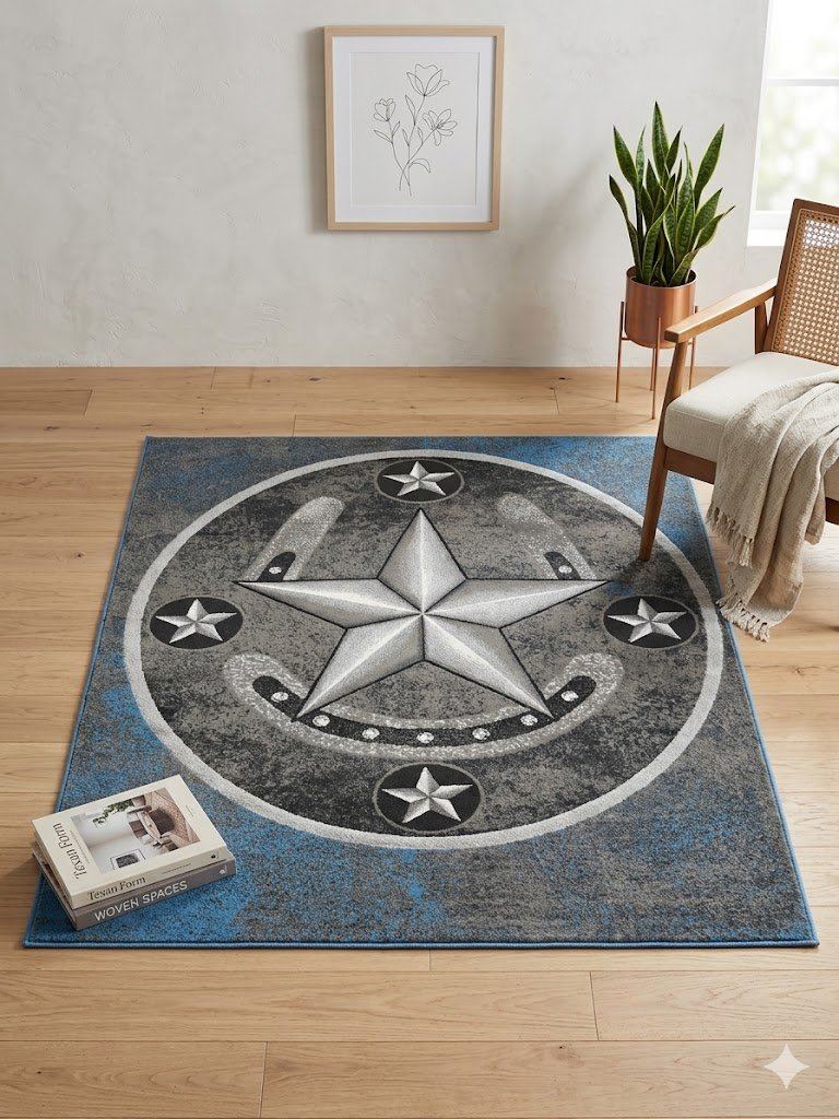 8x10 Slate Wrangler Area Rug