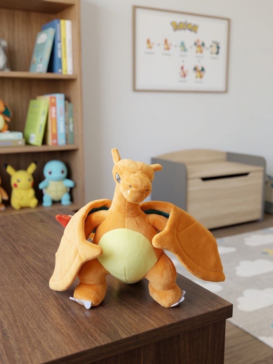 Orange Big Charizard Toy